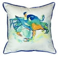 thumbnail image 3 of Betsy Drake ZP107 Orange Crab Indoor & Outdoor Throw Pillow- 22 x 22 in., 3 of 4
