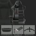 thumbnail image 5 of Dowinx Gaming Chair 4D Armrest Ergonomic Computer Chair Office PU Leather with Massage Footrest Black, 5 of 7