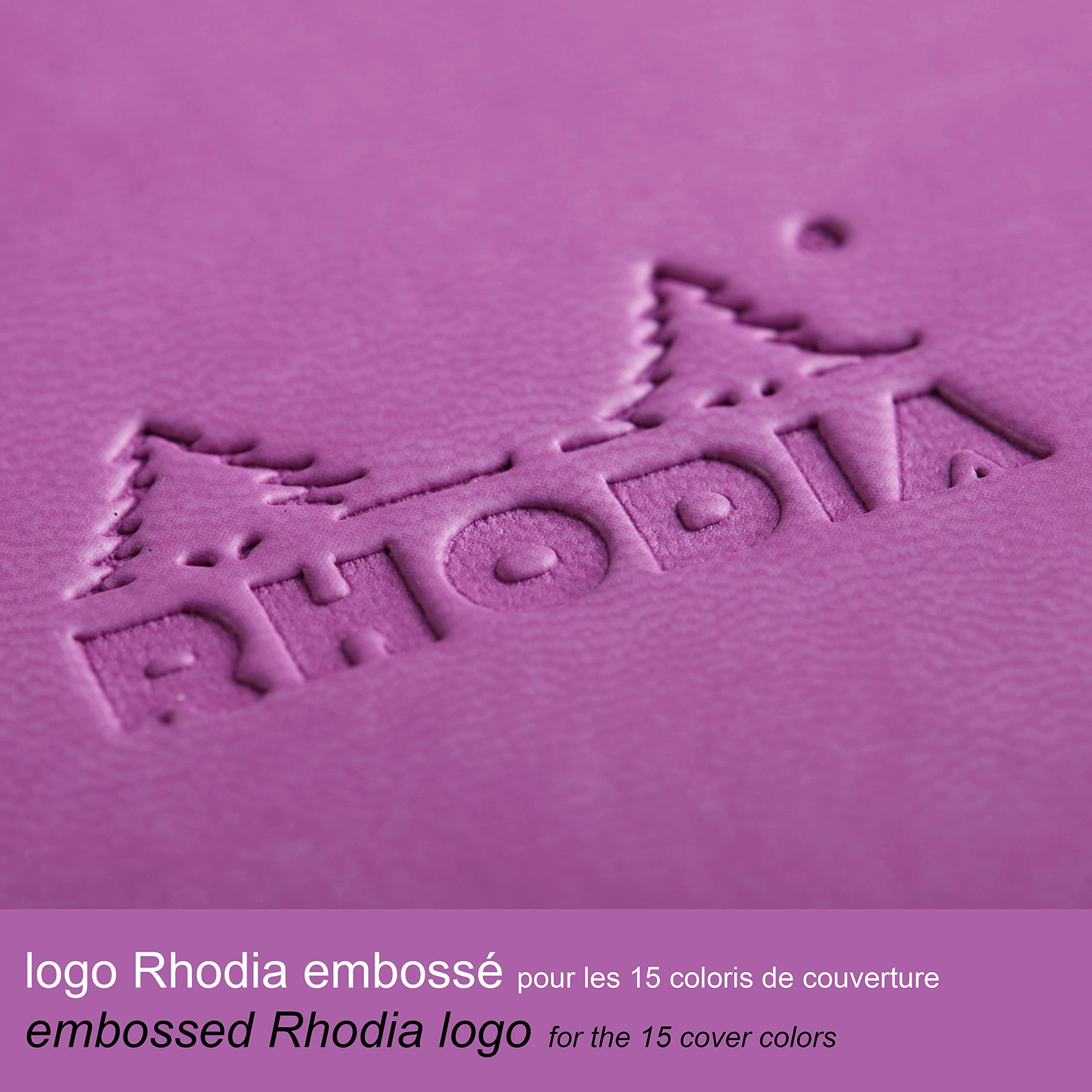 Rhodiarama Hardcover Notebook - Lilac, A5