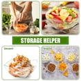thumbnail image 3 of 50 Pcs Square Plastic Serving Bowls Disposable Snack Salad Bowl Small Party Candy Bar Containers Taco Bar Serving Dishes for Buffet Chips Fruit(Clear,16 oz), 3 of 12