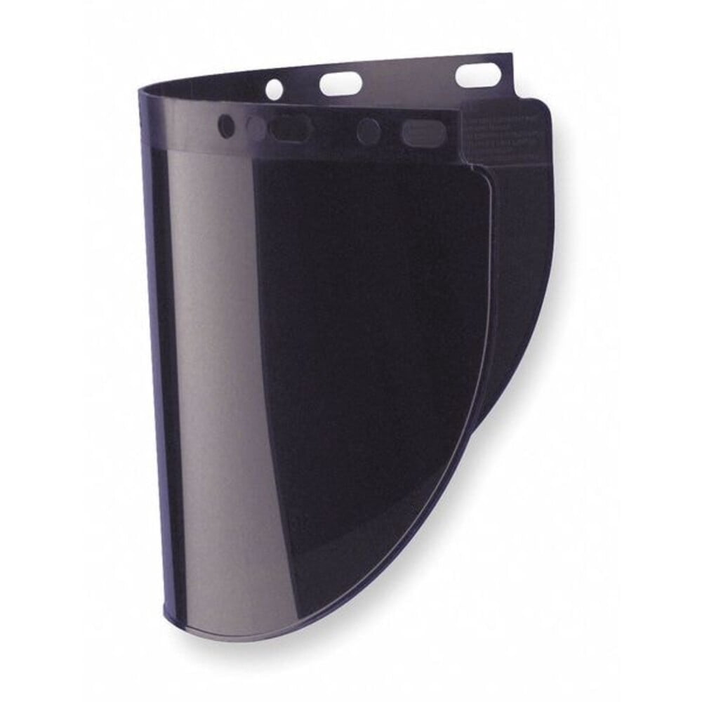 Fibre-Metal Model 4178 8" X 16 1/2" X .060" Green Shade 3 Propionate Molded Wide Vision Faceshield Window