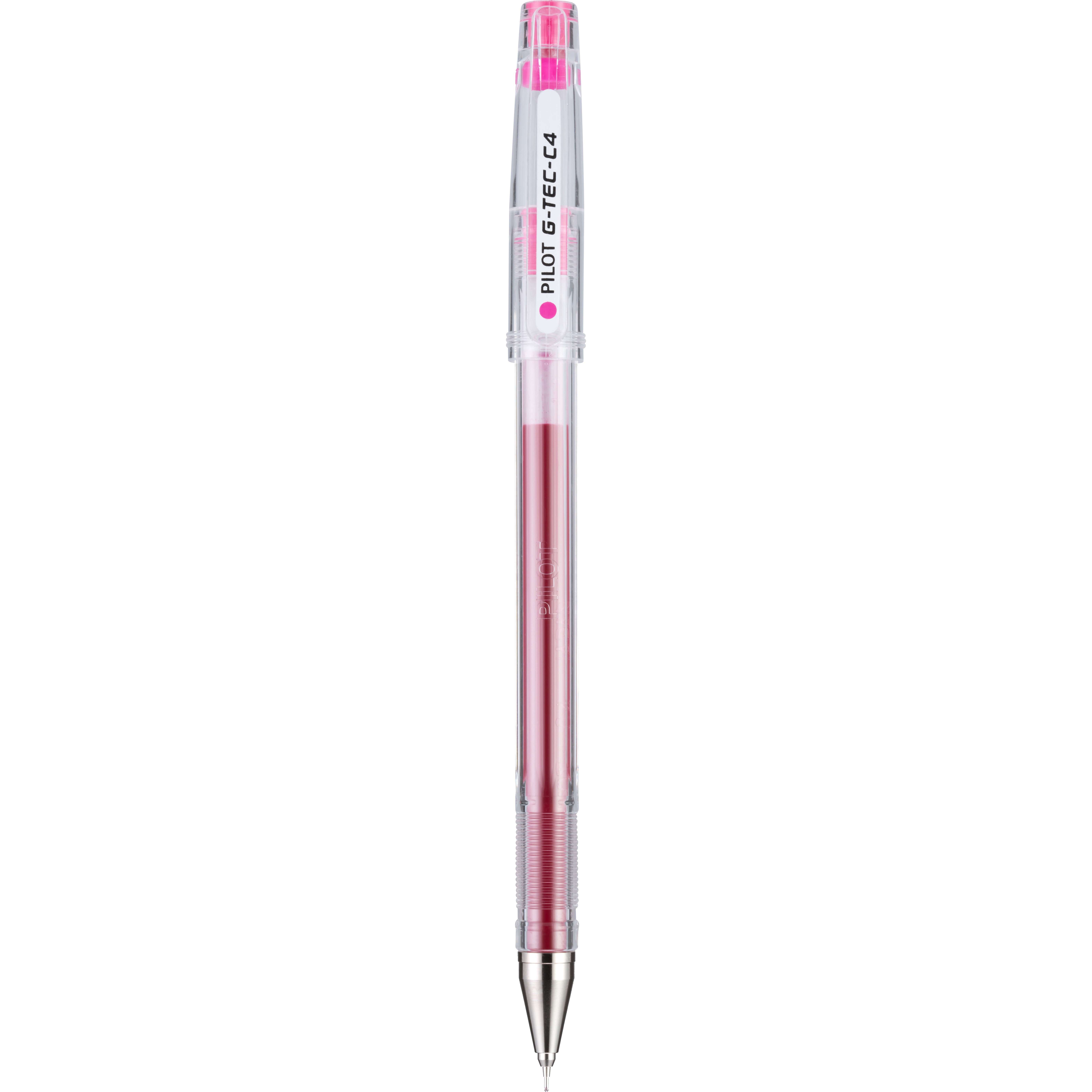 Pilot G-TEC-C Ultra Gel Ink Stick Pen, Assorted Ink, .4mm, 10 Count