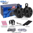 thumbnail image 3 of Altavoz Pyle PLUTV51BK de 5.25 pulgadas y 1000 W, impermeable, todoterreno, 3 of 7