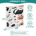 thumbnail image 5 of Cartoon Cat and Pumpkin 12.4x10.6in PVC Round Ring Binders, 2-Pack, D-Ring 3-Hole, Metal Clip, 5 of 10