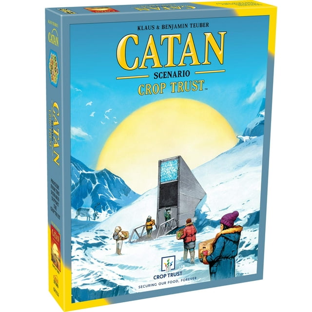 Escenario de CATAN Crop Trust para el juego de mesa CATAN (juego base) | Juego de mesa familiar | Juego de mesa de aventuras | Edades 10+ | para 3 a 4 jugadores | Tiempo de juego promedio 60 minutos |