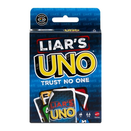 Liar’s UNO Card Game for Adults, Kids, Families, Parties & Game Nights, Trick Play & Bluffing