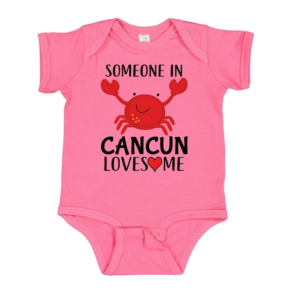 Inktastic Someone in Cancun Loves Me Boys or Girls Baby Bodysuit