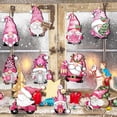 thumbnail image 4 of 24PCS Christmas Gnome Wooden Hanging Ornaments, Xmas Tree Gnome Elf Hanging Decoration, Gnome Santa Doll Wooden Craft Party Supplies, 4 of 6