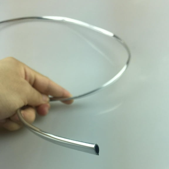 WHAMVOX 6M Car Auto Door Guards Anti-shock Scratch Resistant Sealing Strips (Silver)