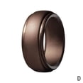 thumbnail image 1 of New Men Silicone Rings 7-12 Size Hypoallergenic Flexible Wedding Men Rub Prof P2E1, 1 of 6