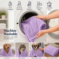 thumbnail image 5 of Dan River Dog Towel pack of 1 Soft Absorbent and Fast Drying Cotton Pet Towel - Crocus Petal, 20x40 in, 5 of 10