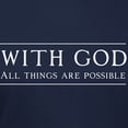 thumbnail image 3 of CafePress - With God All Things Are Possible T Shirt - Women's Traditional Fit Dark T-Shirt, 3 of 4