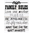 thumbnail image 2 of Lewis, Sheldon 19x24 Gold Ornate Wood Framed with Double Matting Museum Art Print Titled - Rules Of The Family, 2 of 4