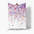 thumbnail image 3 of July 4th Throw Blanket, President's Day Throw Flannel Blankets for Couch & Bed, Blue and Red Stars American Flag 4th of July Independence Day Blanket, Patriot Plush Cozy Fuzzy Blanket 50" x 60", 3 of 4