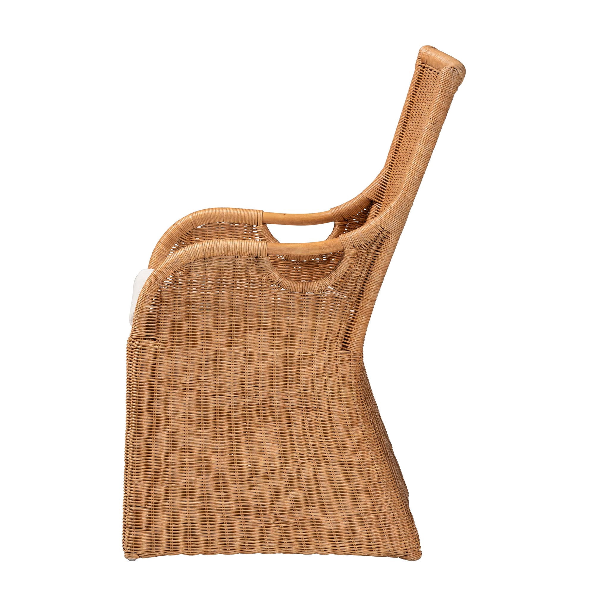 bali & pari Amsterdam Boho Dining Chair, Light Honey