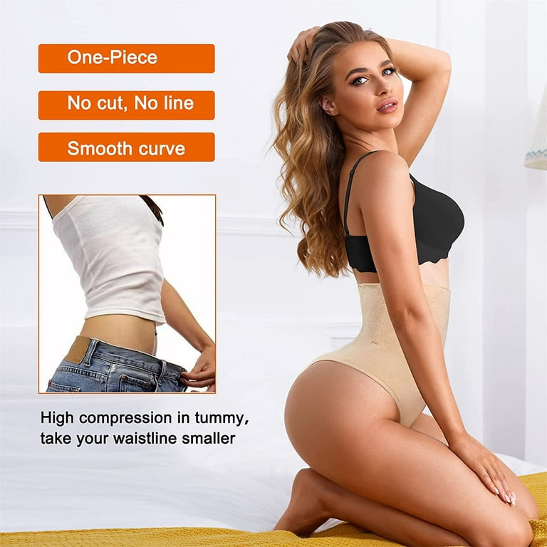 Eleady Women High Waist Butt Lifter Tummy Control Shapewear Waist Trainer  Panty Seamless Cincher(Black 3X-Large/4X-Large)
