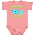 thumbnail image 3 of Inktastic My Aunt Loves Me Cute Narwhal Boys or Girls Baby Bodysuit, 3 of 5