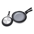 thumbnail image 2 of Starbasix 3-Piece Fry Pan Set, 20 cm (8"), 24 cm (9.5") and 28 cm (11"), Non-Stick Coating, Oven and Dishwasher Safe, Pressed Aluminum, 2 of 3
