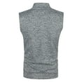 thumbnail image 3 of GHSOHS Mens Sweaters Coat Vest Slim Fit Knitted Full-Zip Stand Collar Sleeveless Sweater Cardigan Jacket Bottoming Vest Outerwear Men Gifts XL, 3 of 4