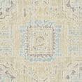thumbnail image 6 of SAFAVIEH Windsor Daquan Traditional Runner Rug, Light Grey/Lime, 3' x 10', 6 of 7