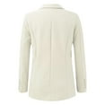 thumbnail image 3 of Vedolay Womens Suit Jackets Women's Casual Long Sleeve Open Front Lapel Collar Work Office Blazer Jacket,White XXL, 3 of 4