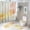 style-3, variant on Happy Mother's Day 4PCS Shower Curtain Sets with Rugs with Non-Slip Bath Mat Toilet Rug,72" X 72"