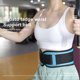 thumbnail image 4 of Weightlifting belt with fastening strap, adjustable lightweight self-locking weightlifting belt, fitness belt KAESI, 4 of 5