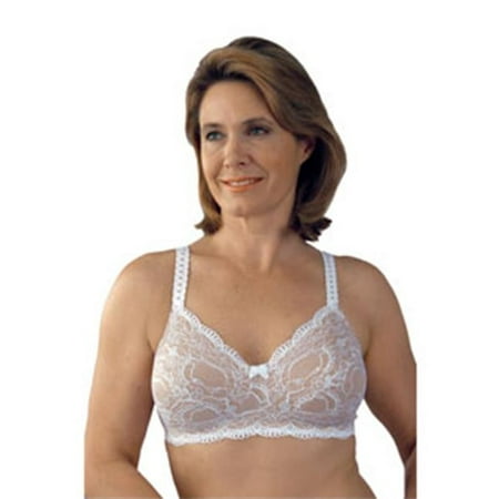 

Classique 779 Post Mastectomy Fashion Bra-White/Skin-44D