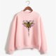 thumbnail image 5 of Moda mujer Casual impresión suelta manga larga señoras sudaderas Tops Pompotops gfhjh2340, 5 of 5