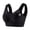 Black, variant on 2PC Bras for Women Transparent Shoulder Strap Cordless Backless Spongeless Triangle Bralette,Coffee,XXXXXXL