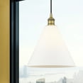 thumbnail image 6 of 616-1P-BB-GBC-121-Innovations Lighting-Berkshire - 1 Light Cord Hung Mini Pendant In Modern Style-14 Inches Tall and 12 Inches Wide-Brushed Brass, 6 of 7
