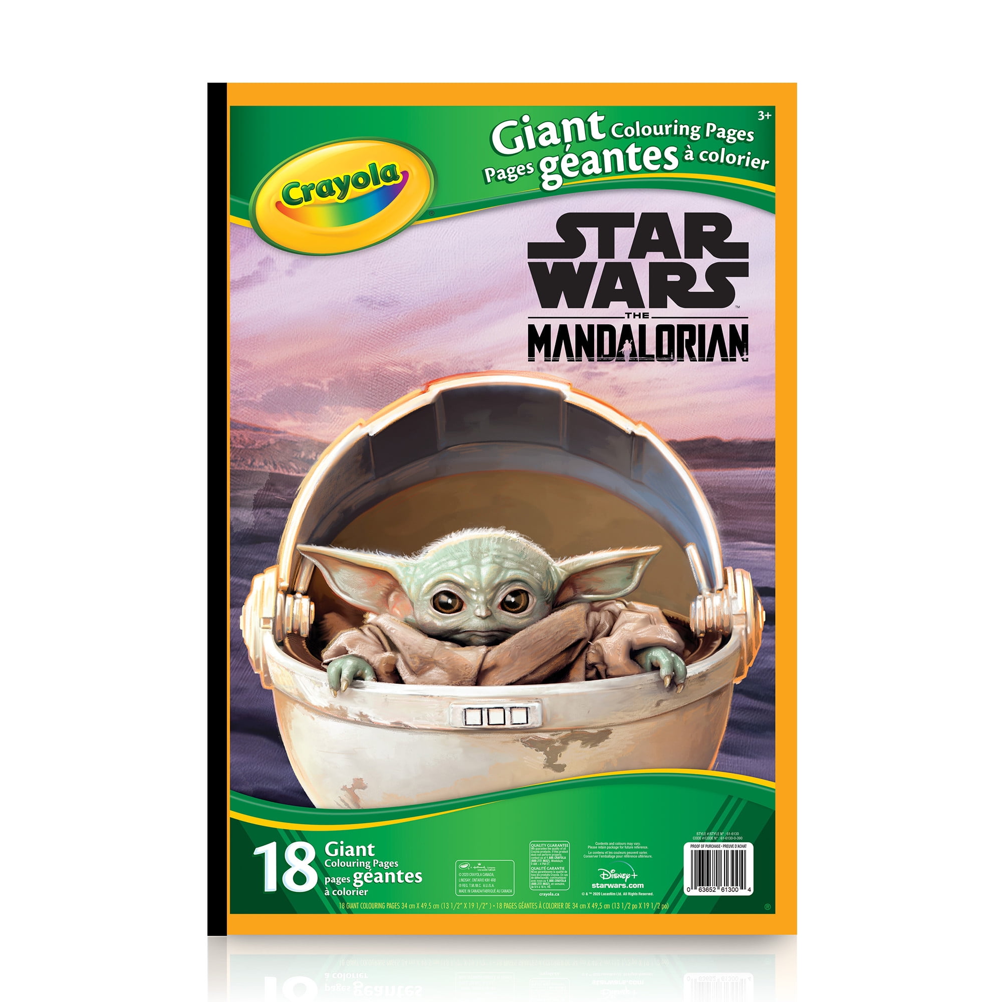 Baby yoda coloring pages crayola