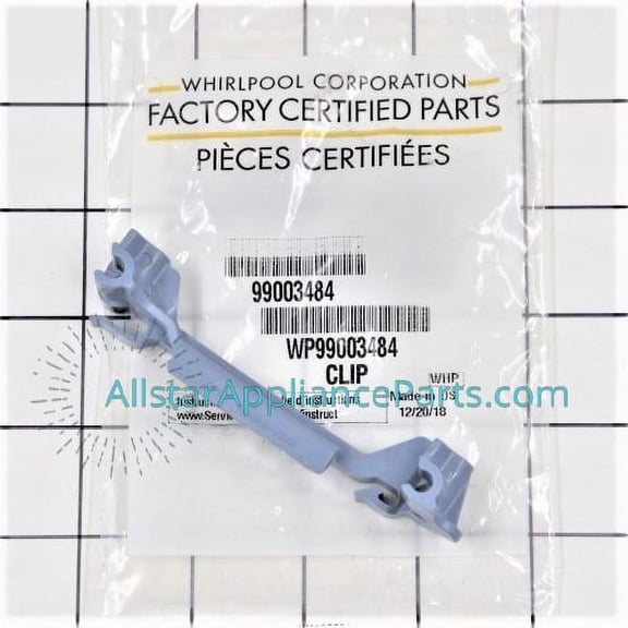 Whirlpool Dishwasher Tine Clip WP99003484
