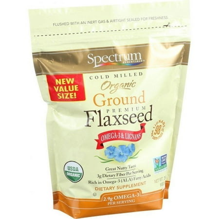 Spectrum Essentials Flaxseed - Organic - Ground - Premium - 24