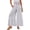 Gray #37, variant on Dresfit Womens Wide Leg Pants Palazzo Linen Business Slacks 2026 Summer Lounge Elastic Pant Loose Lightweight Boho Trousers with Pockets Army Green L