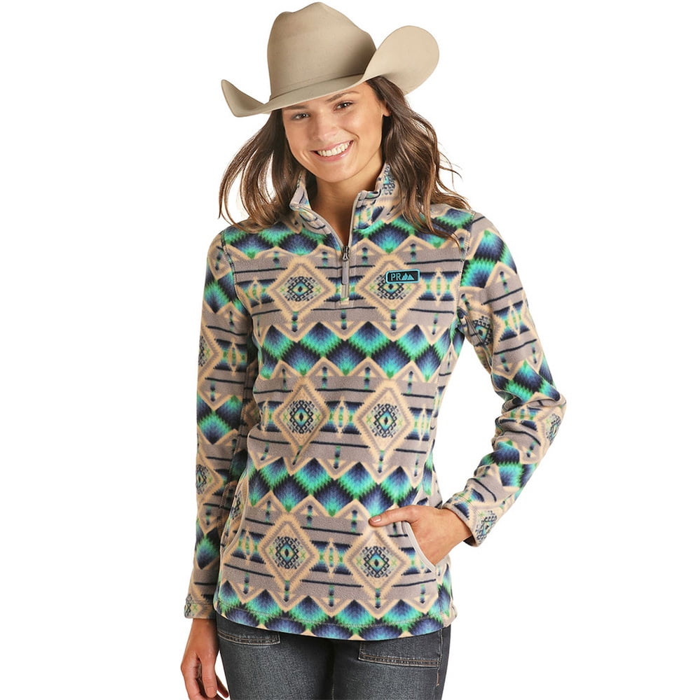 fleece pullover aztec