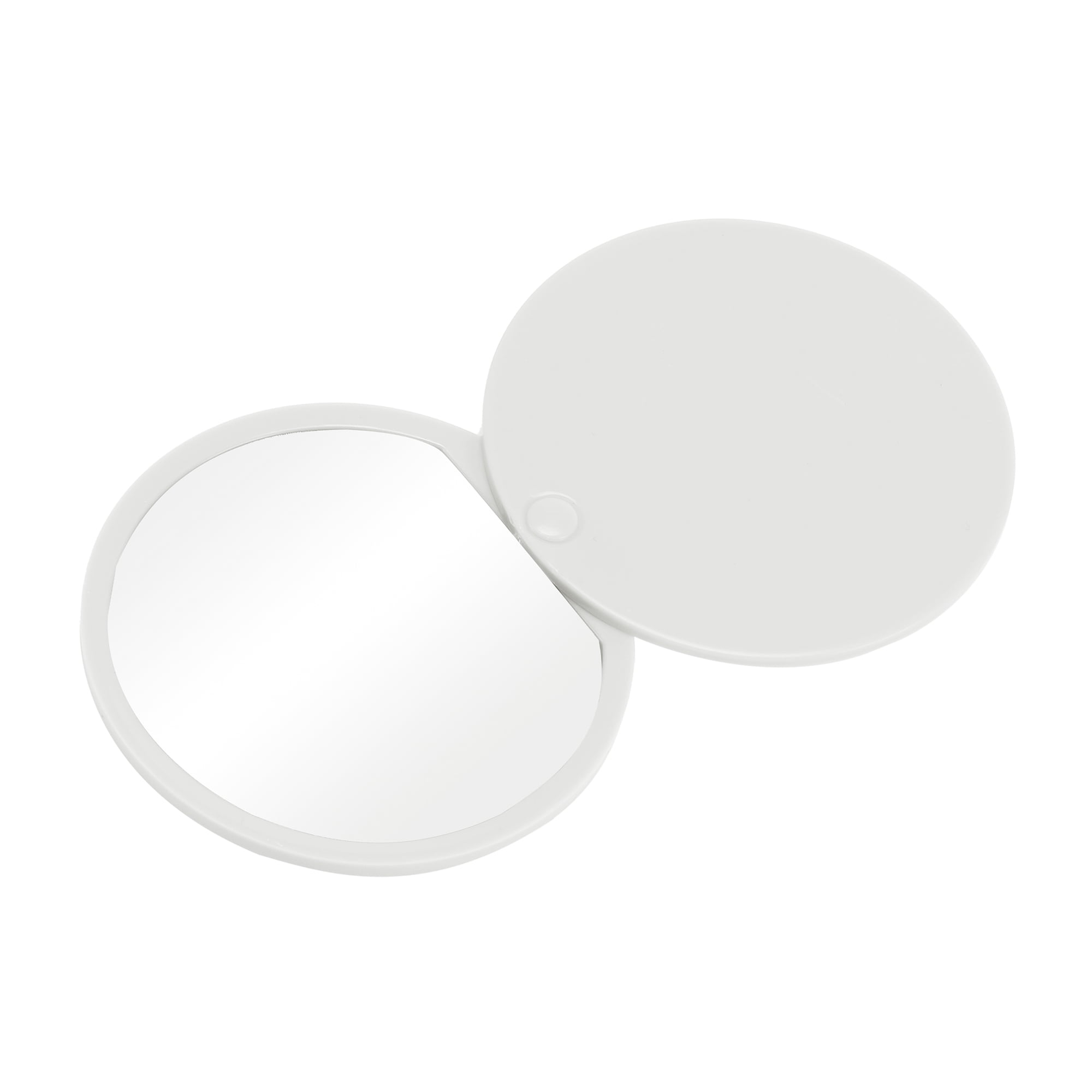 Unique Bargains 1Pc Round Cosmetic Mirror Compact Mirror for Business Gray