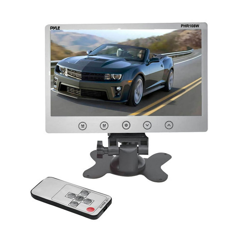 10.2" TFT/LCD Headrest Monitor w/Headrest Stand and Shroud w/RCA