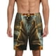 thumbnail image 1 of Fotbe Streamside Meditating Fox Pantalones Cortos de Pijama para Hombre, Ropa de Dormir, Pantalones de Pijama Cortos para Hombre-Large, 1 of 6
