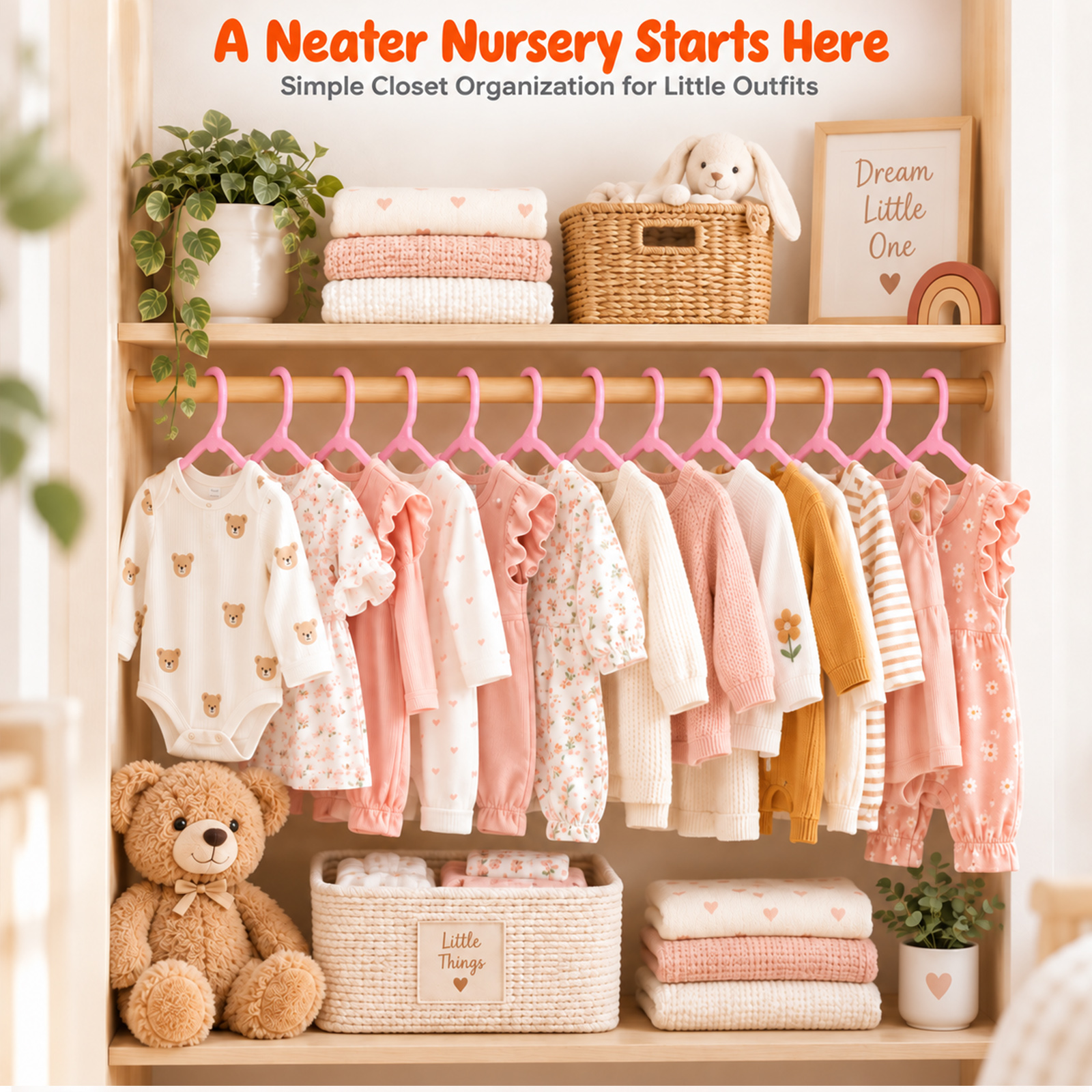 ACSTEP Baby Hangers, 20-Pack, Pink photo 8