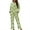 Bottle Cucumber, variant on FOR U DESIGNS Christmas Santa Claus Pajama Sets for Women 2 Piece Pants Button Up Night Shirts for Women Sleepwear Long Sleeve V-neck Tops Size XS Nightwear Pjs