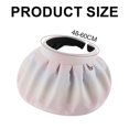 thumbnail image 4 of 56-58cm Circunferencia del sombrero Color degradado del arco iris Sombrero protector solar Sombrero para el sol anti-ultravioleta de verano femenino Sombrero de concha superior vac, 4 of 5