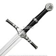 thumbnail image 5 of FOAM High Density Fantasy Geralt Silver Long Sword Cosplay LARP Costume Gift, 5 of 5