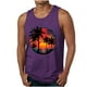 thumbnail image 2 of Camiseta sin mangas de cuello redondo para hombre, blusa informal de verano sin mangas con estampado de cuello redondo para hombre, 2 of 5
