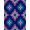 Blue Multicolor, Pattern 6, variant on ODIKA 8'x10' Washable Area Rug Non-Slip Chair-Friendly Mat Aesthetic Cartoon Retro Blocks Graphic Bold Outline Funky Refined for Dining Room, Large Office, Lounge