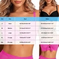 thumbnail image 4 of Sentmoon Push up Bikini Top Curvy Women's Bathing Suits with Built in Bra Tummy Control Plus Size Spaghetti Strap Swimsuit for Women Summer Holiday for Vacation and Resort Wear, 4 of 6