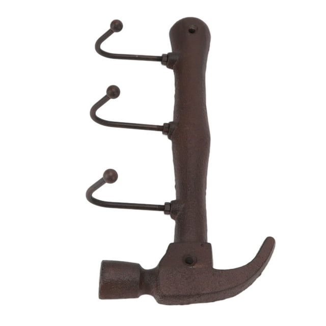 Gancho De Estilo Industrial De Hierro, Ganchos Decorativos De Pared Innovadores De Hierro Fundido, Colgador De Ropa, Colgante Para Entrada De Bar