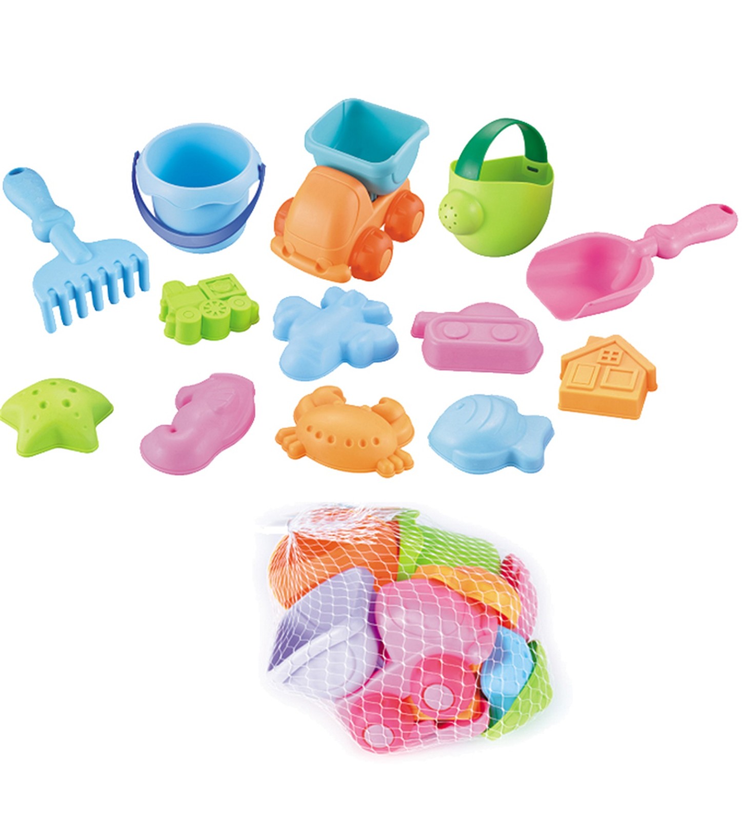 STEADY Beach Safe &Fun Sand Toys For Kids Toddlers,Sandbox Toys With