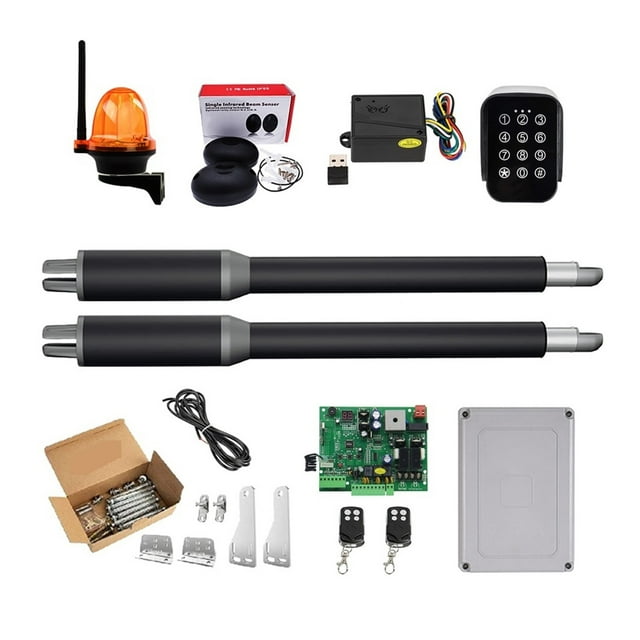 Door Opener Linear Actuator DC Worm ar Automatic Swing Door Opener Electric Tube, Light, Button, GSM Operator ,Long Lasting