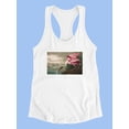 thumbnail image 3 of Roseate Spoonbill Racerback Tank Women -John James Audubon Designs, Female Large, 3 of 4